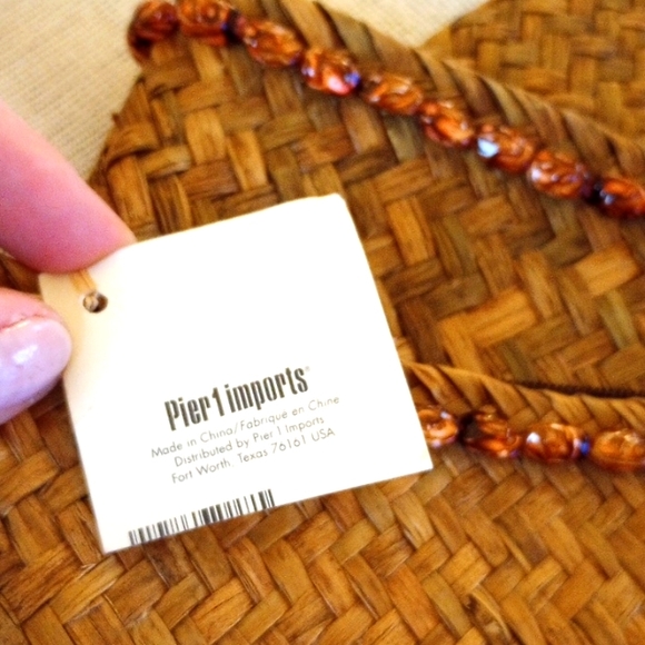 Pier 1 Imports 3-Nesting Zipper Top Wicker Storage Pouches NWT - Picture 4 of 12